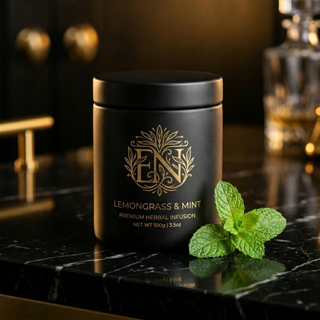 ELNOIRE Lemongrass & Mint Tea canister