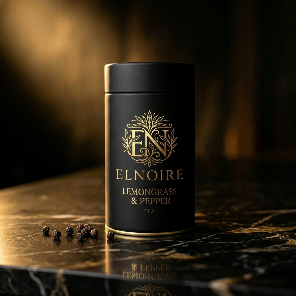 ELNOIRE Lemongrass & Pepper Tea canister